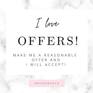 I am open to offers!